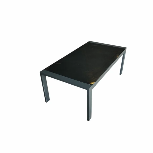 Table basse en verre fumé