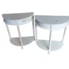 Tables de nuit demi-lunes