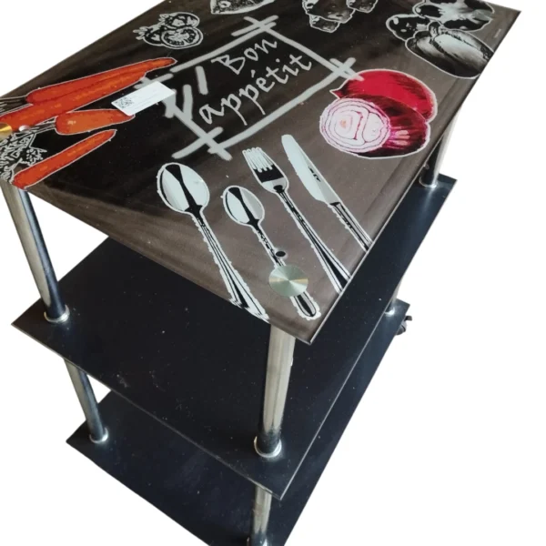 Petite table en verre